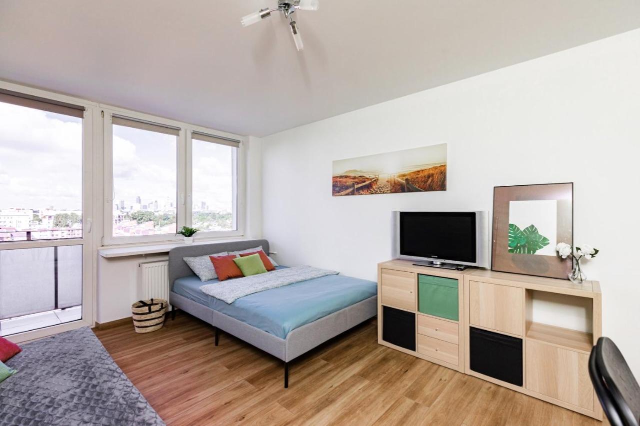 Superapart Saska 48A, Sleek 6Th-Floor Studio With Balcony & Elevator Access Warszawa Eksteriør billede