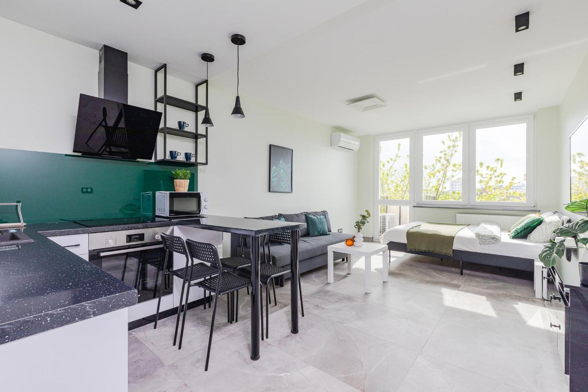 Superapart Saska 48A, Sleek 6Th-Floor Studio With Balcony & Elevator Access Warszawa Eksteriør billede